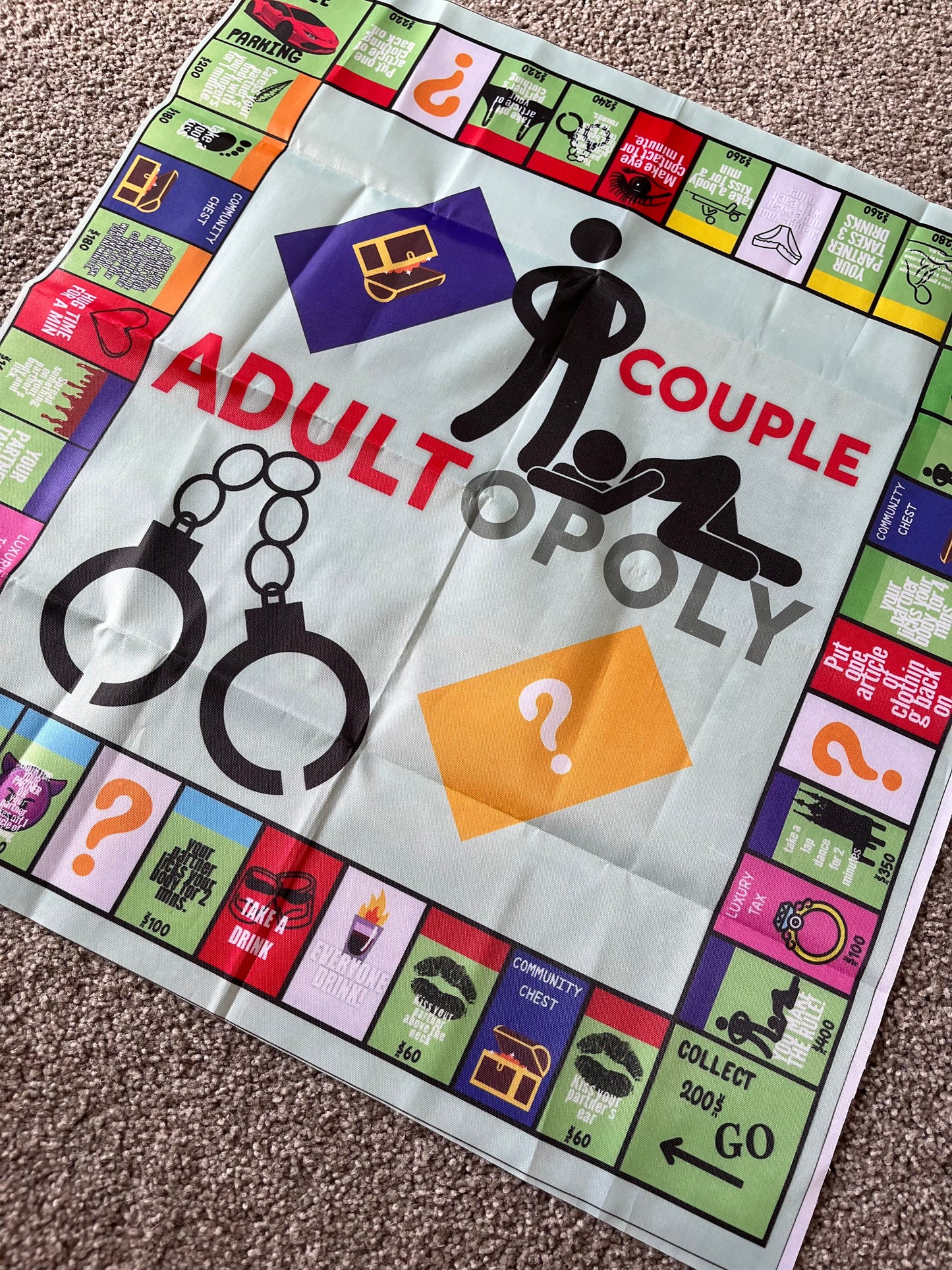 Adultopoly Boardgame